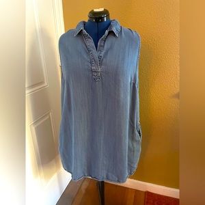 CHELSEA & THEODORE 2X Blue Jean Dress 💙